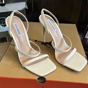 Steve Madden White Heels